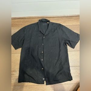 Tommy Bahama Black Casual Button Down Shirt